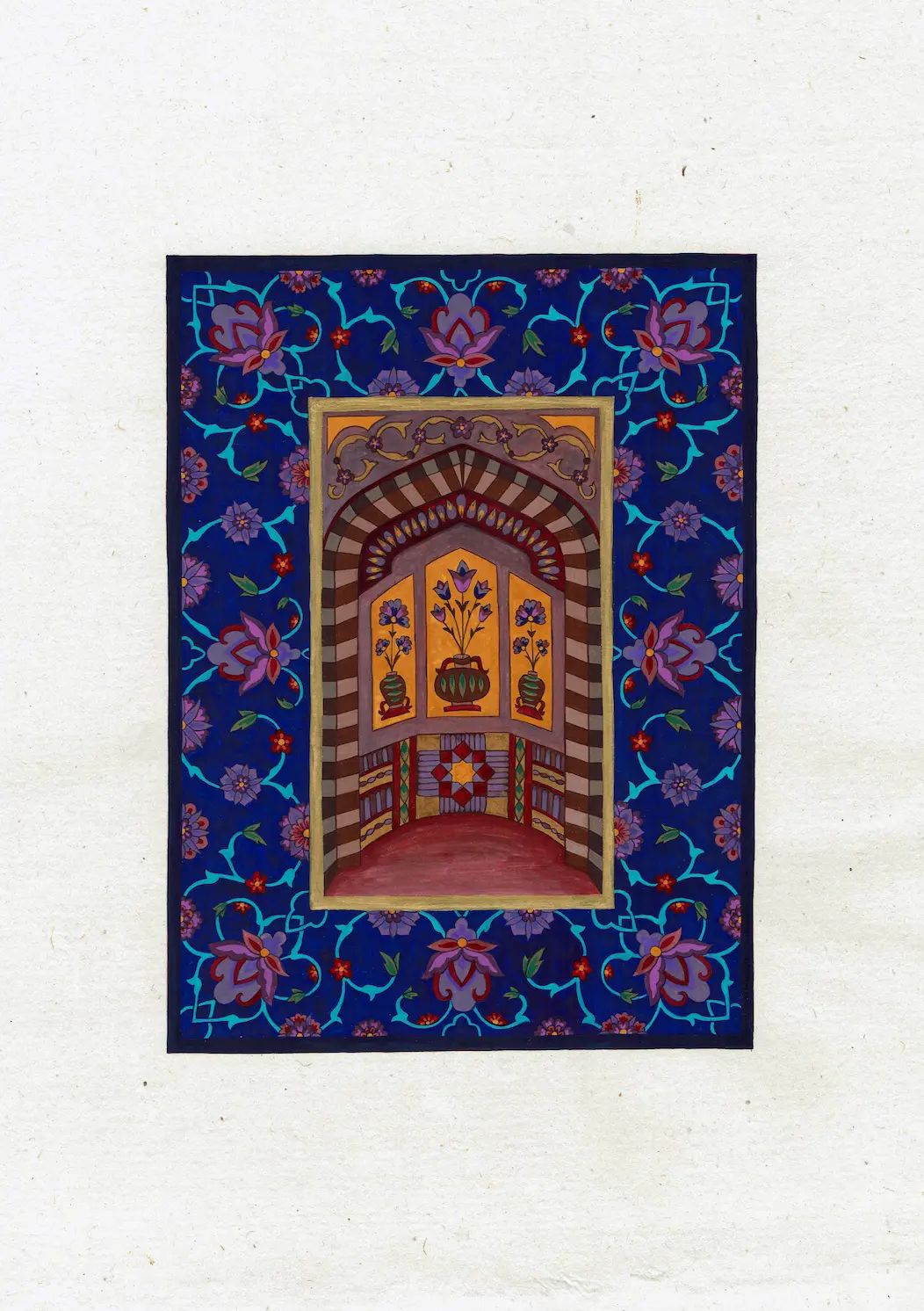 Enclosed Arch, original artwork by Haneefah Usmani